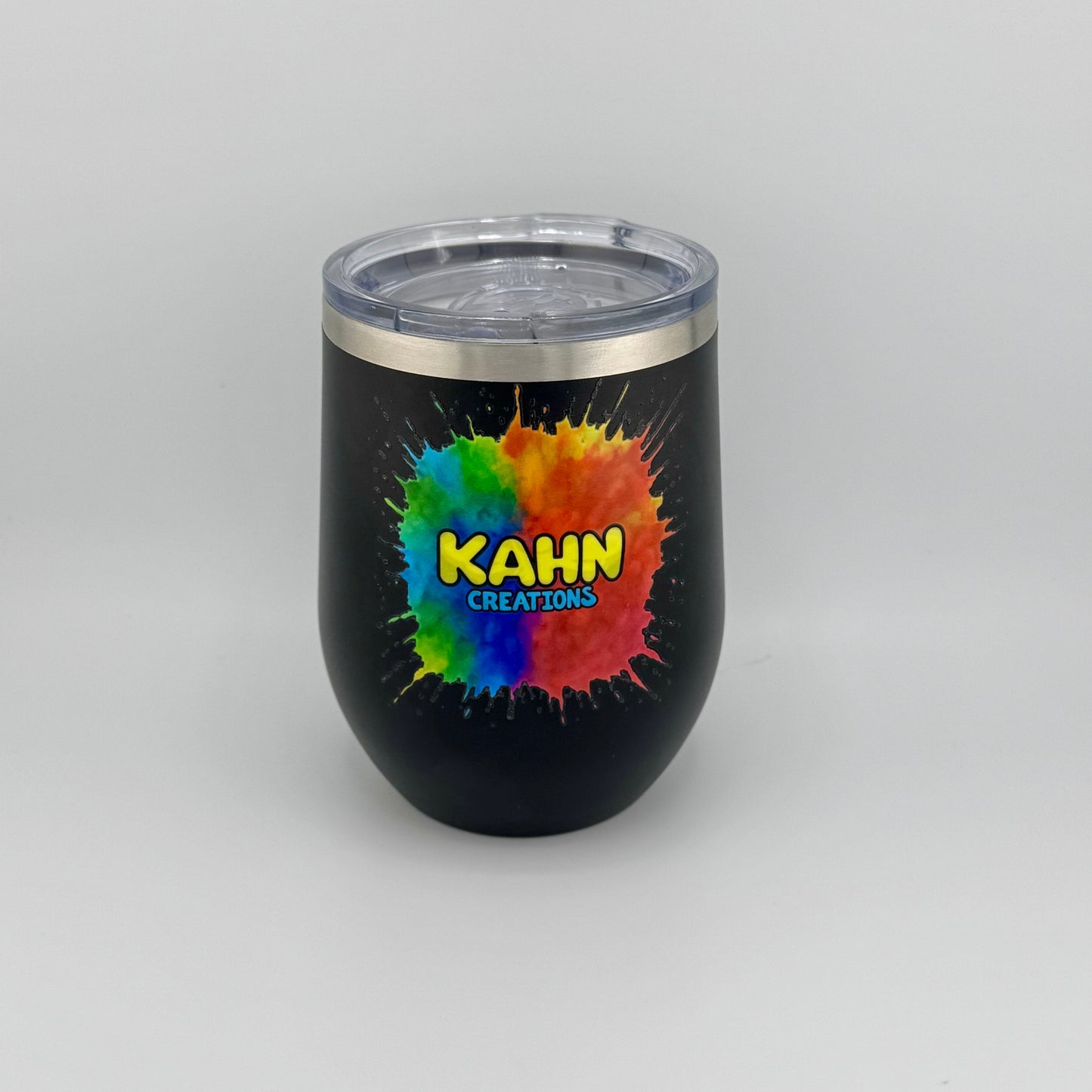 12 oz Insulated Stemless Wine Tumbler, add your logo or design! UV printed on