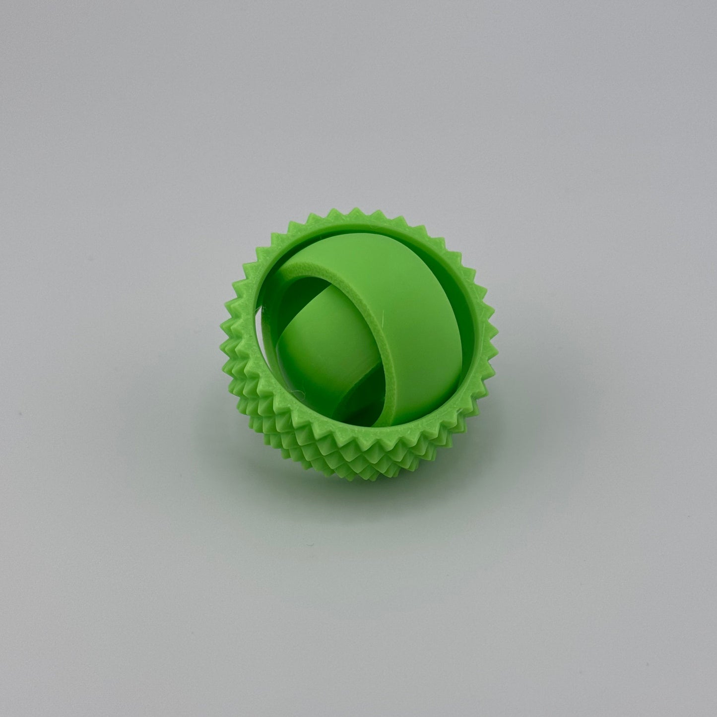Green Spiky Gyro Fidget