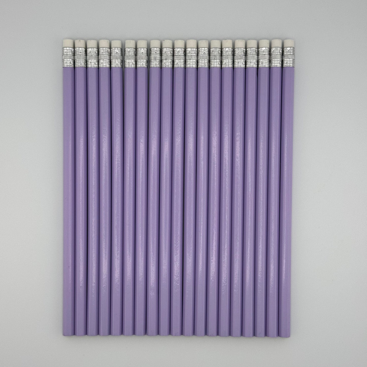 All Pastel Purple Personalized Pencils