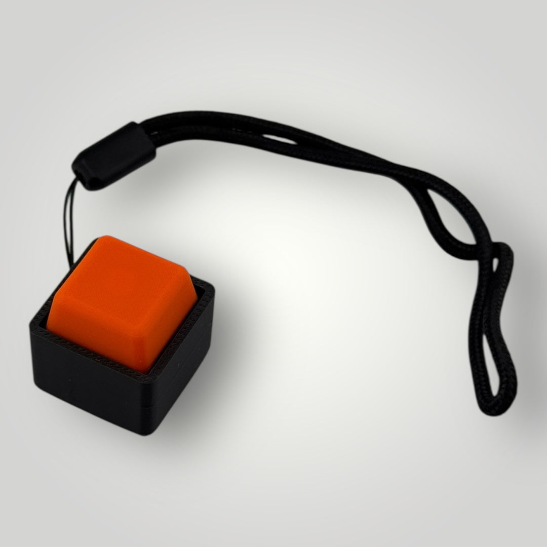 1 Mechanical Keyboard Fidget Clicker Toy Keychain