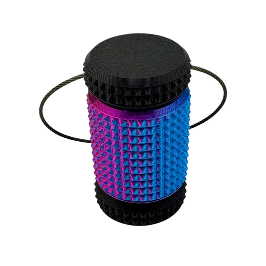 Dual Color PrismaRoll - Textured Sensory Keychain Fidget