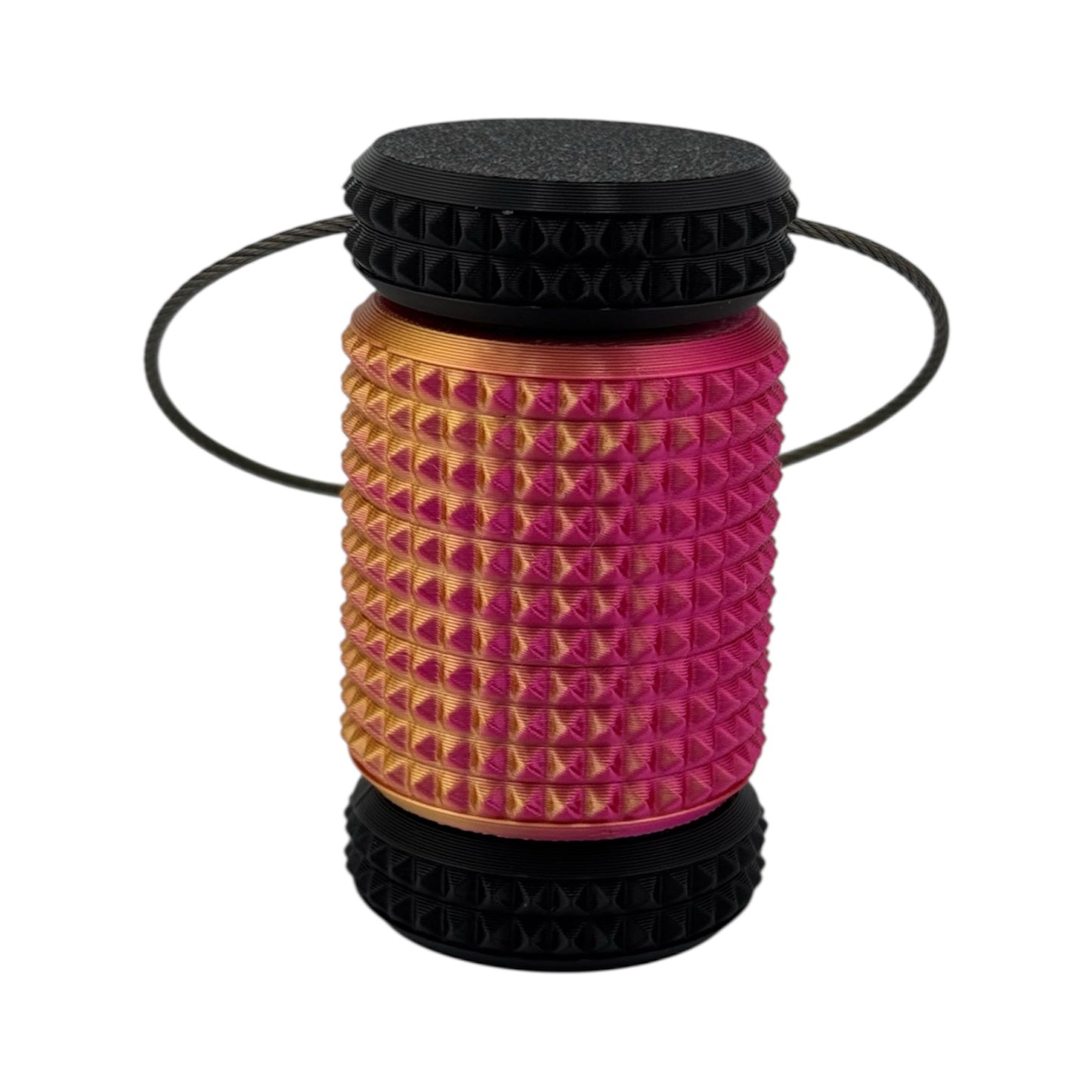 Dual Color PrismaRoll - Textured Sensory Keychain Fidget