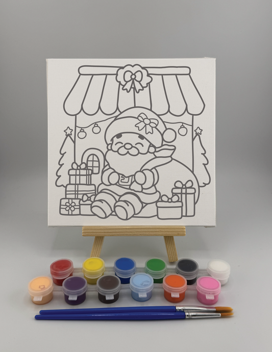 Santa's Workshop Painting Kit: For Adults and Kids