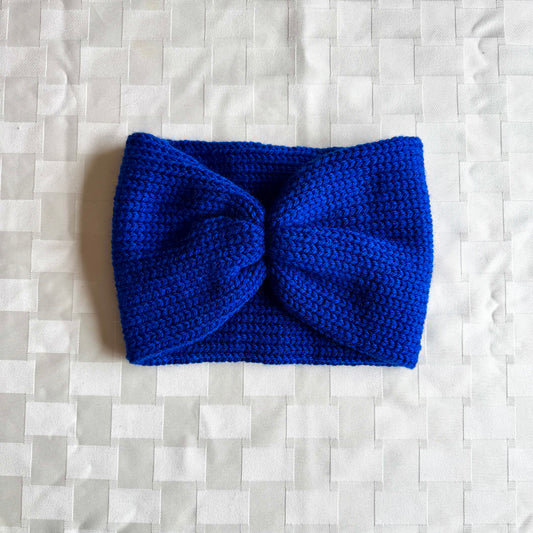 Knitted Bow Headband