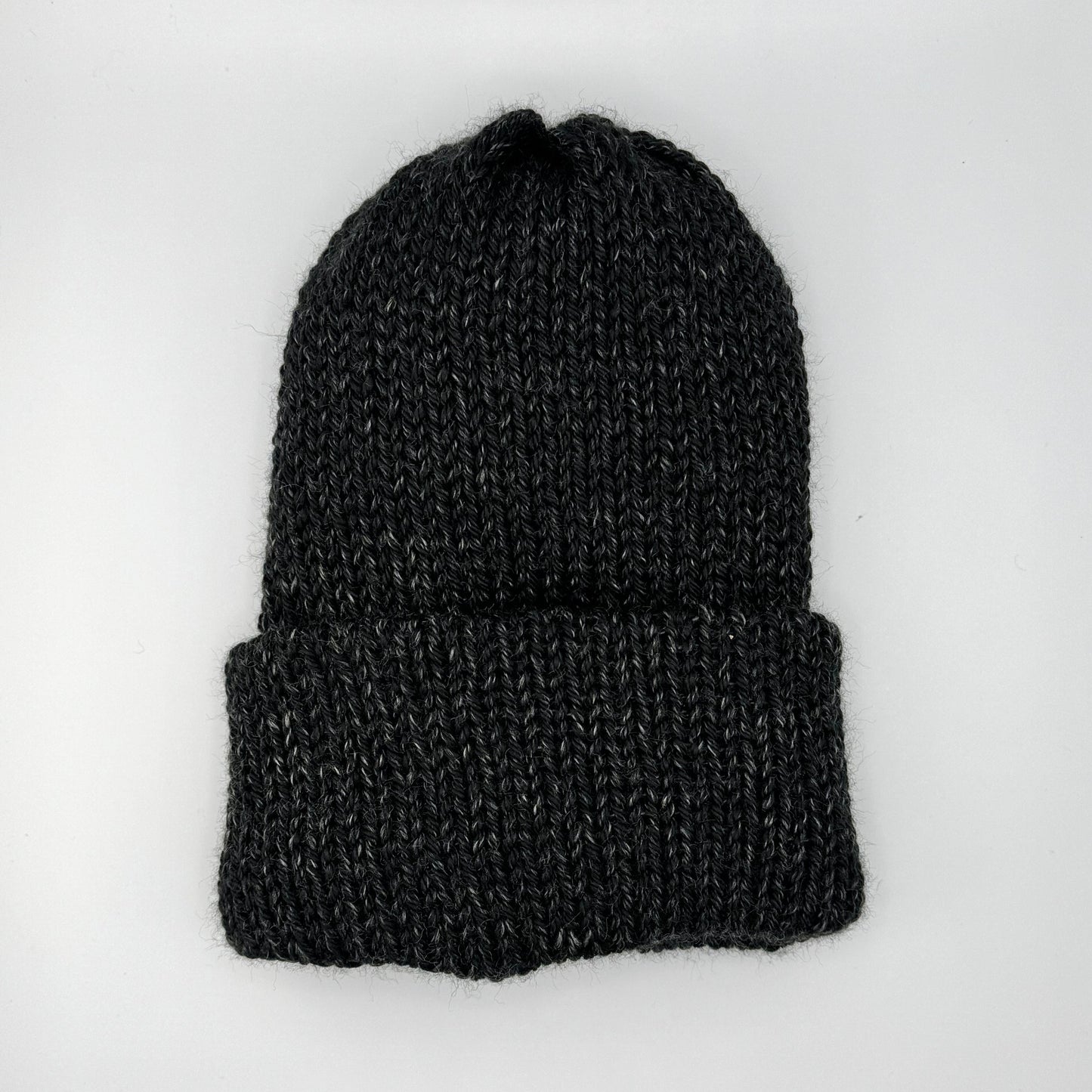 Ultra Soft Knitted Beanie w/ Foldable Brim, Handmade