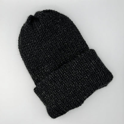 Ultra Soft Knitted Beanie w/ Foldable Brim, Handmade