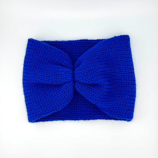 Knitted Bow Headband