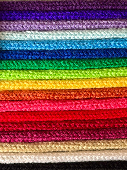 Knitted I-Cord - Custom Lengths for DIY Crafts & Decor