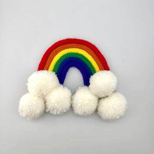 Rainbow Wall Decor - Knitted