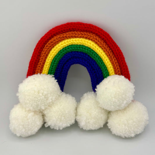 Rainbow Wall Decor - Knitted