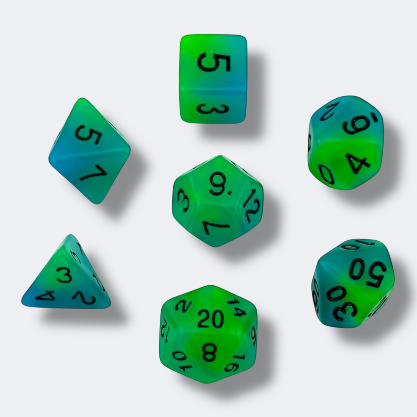 Enchanted Grotto Dice set