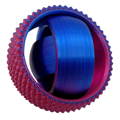 Zweifarbiges strukturiertes Gyro Fidget