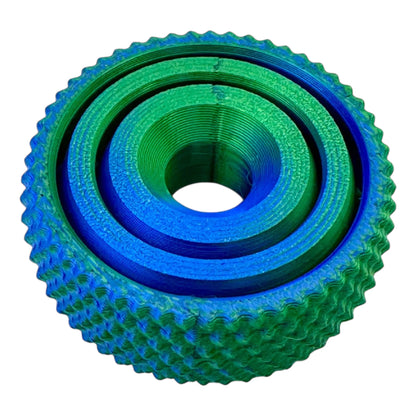 Zweifarbiges strukturiertes Gyro Fidget