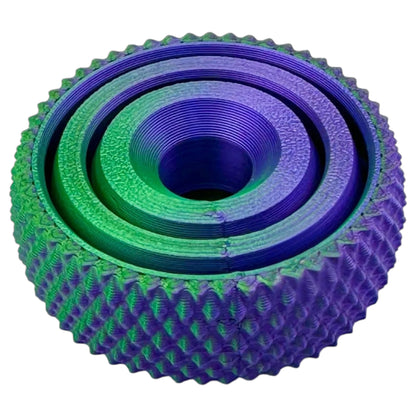 Zweifarbiges strukturiertes Gyro Fidget