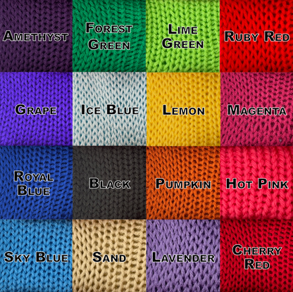 Knitted I-Cord - Custom Lengths for DIY Crafts & Decor