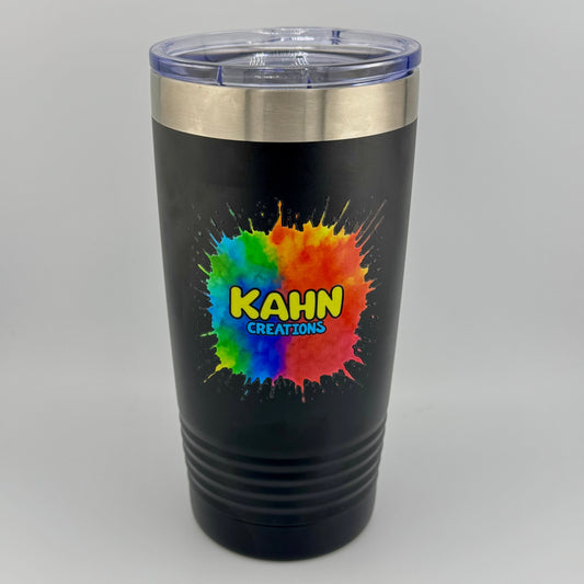 Stainless Steel Tumbler Drinkware - 20 oz, add your logo or design!