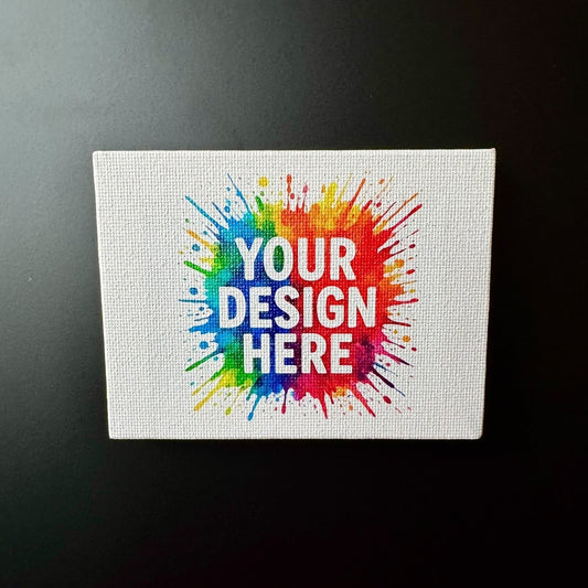 3x4″ UV-Printed Magnetic Canvas – Custom Full-Color Mini Art