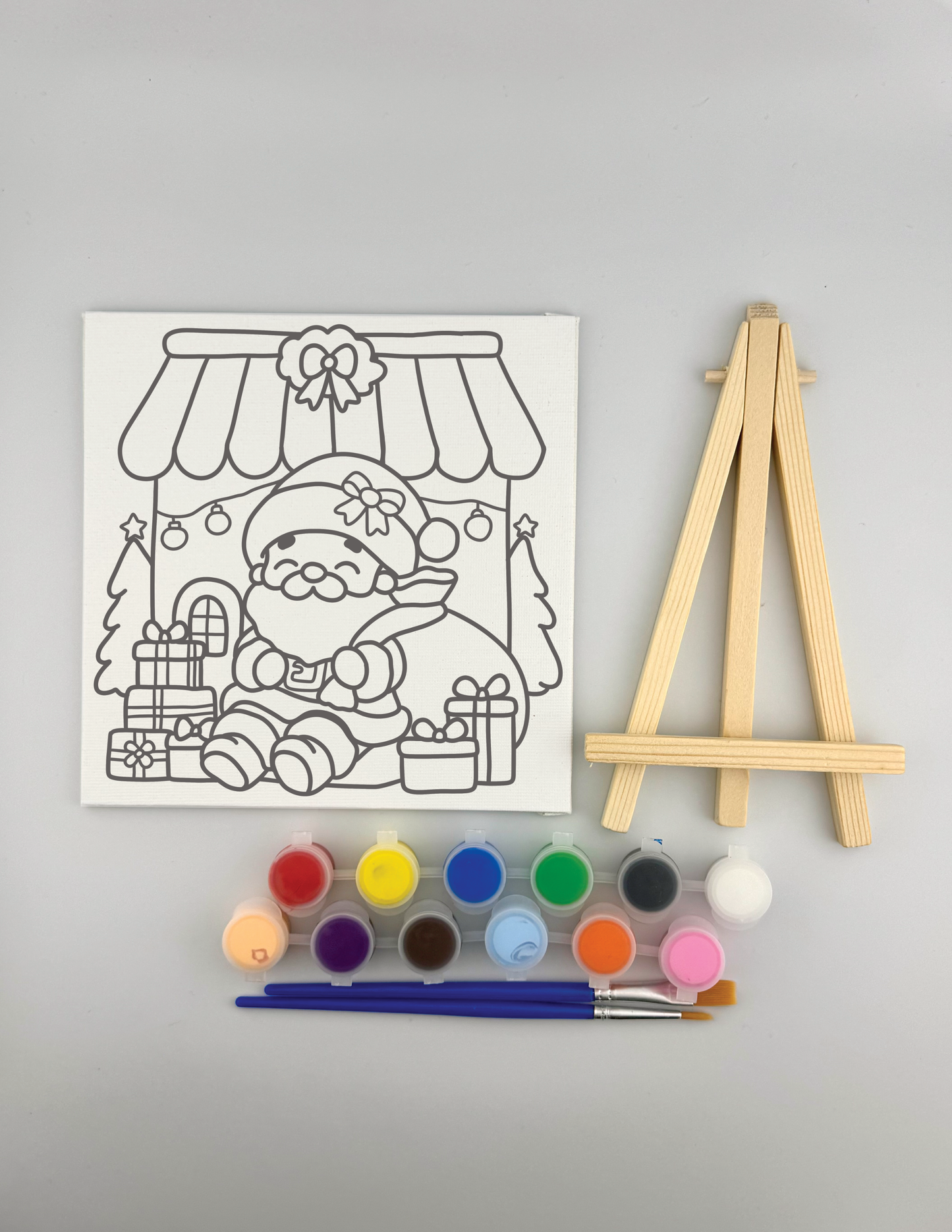 Santa's Workshop Painting Kit: For Adults and Kids